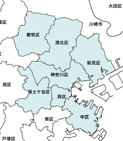 訪問エリア地図